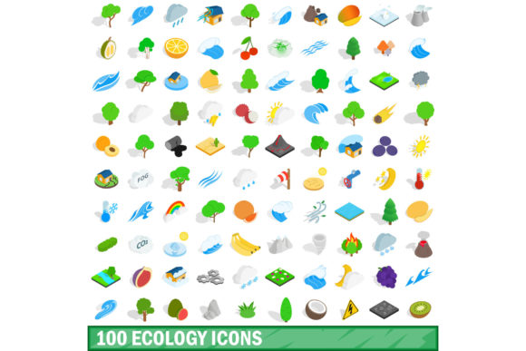 100 Ecology Icons Set: Elevate Your Visual Storytelling