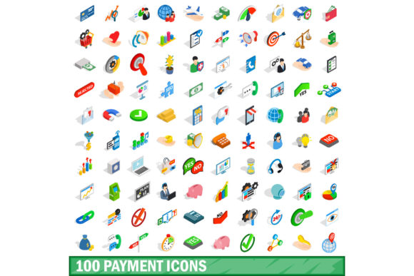 100 Payment Icons Set