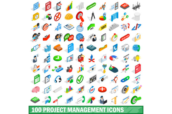 100 Project Management Icons Set: Elevate Your Visual Communication