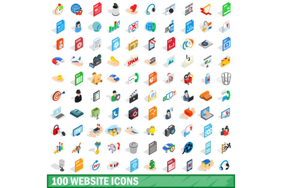 100 Website Icons Set: Elevate Your Digital Design Projects