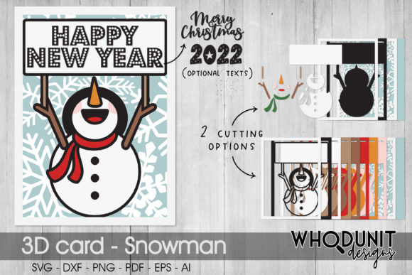 Snowman Layered 3D Card Holiday Card: A Comprehensive Guide to Digital Crafting