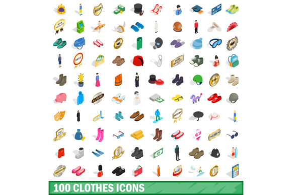 Transforming Your Design Projects with the 100 Clothes Icons Set